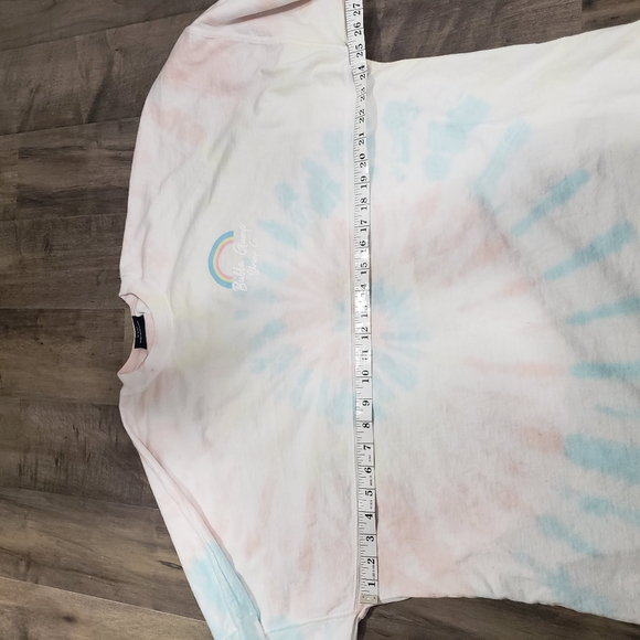 SPIRIT JERSEY Womens Rainbow Tie Dye Bubba Gump Shrimp Long Sleeve Shirt Size L - Picture 11 of 13